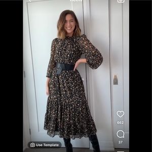 HOST pick✨NWT EVER NEW Melbourne Hazel Tiered Midi Dress size 4